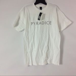 Pyradice Men Tshirt White Size M